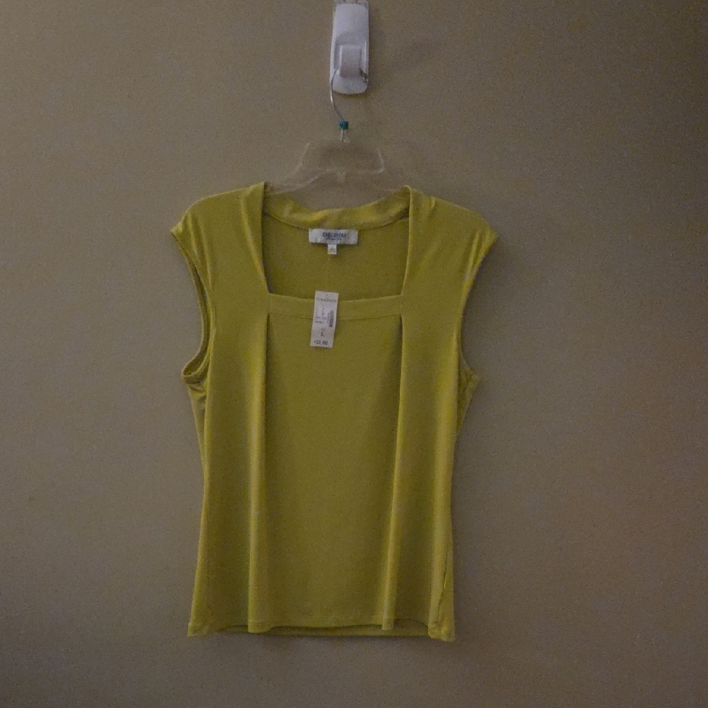 Jones Studio Lime Green Tank Top
